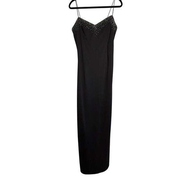 Dave and Johnny Black Sparkle Gown - Size 13/14 - Picture 2 of 16